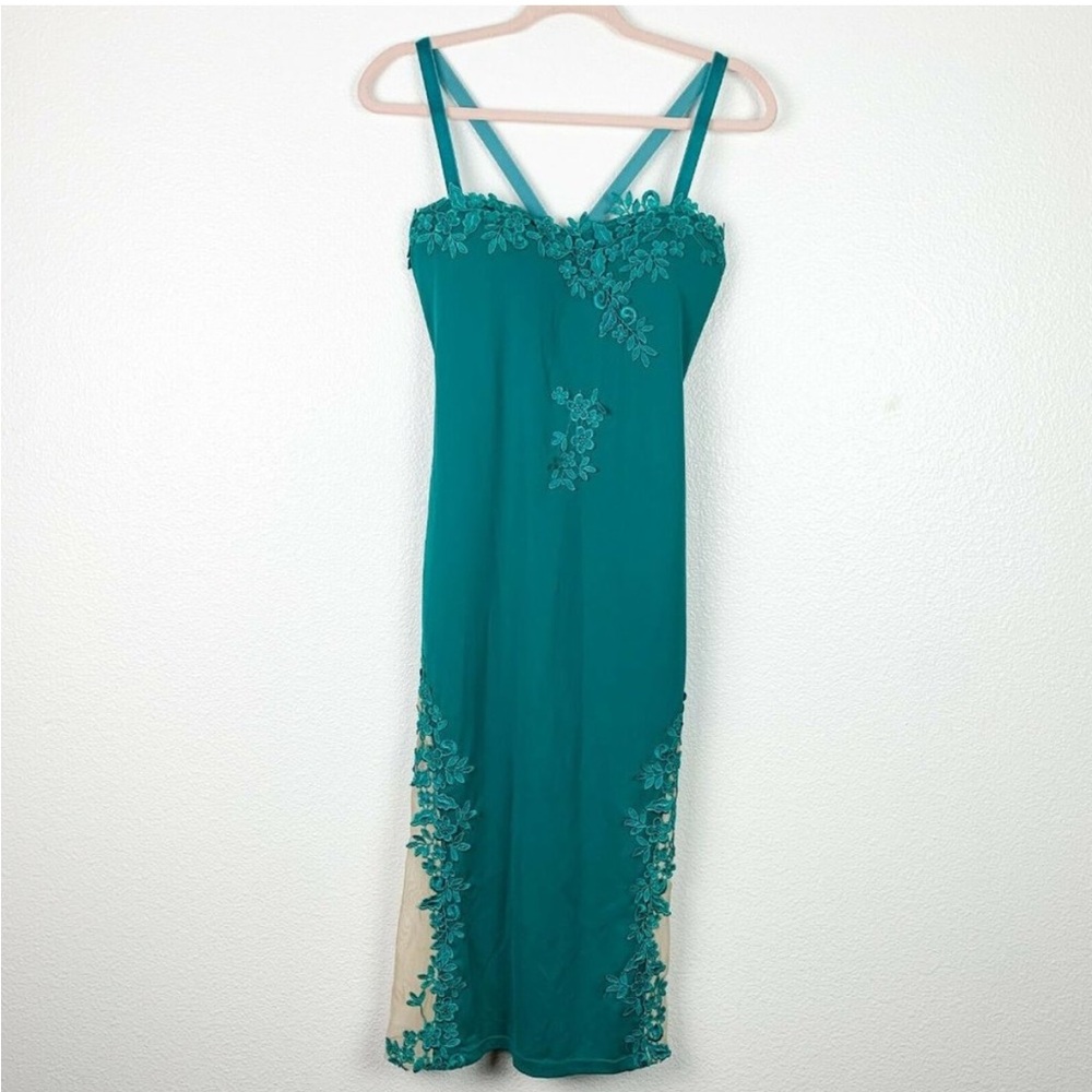 Embroidered Cocktail Dress